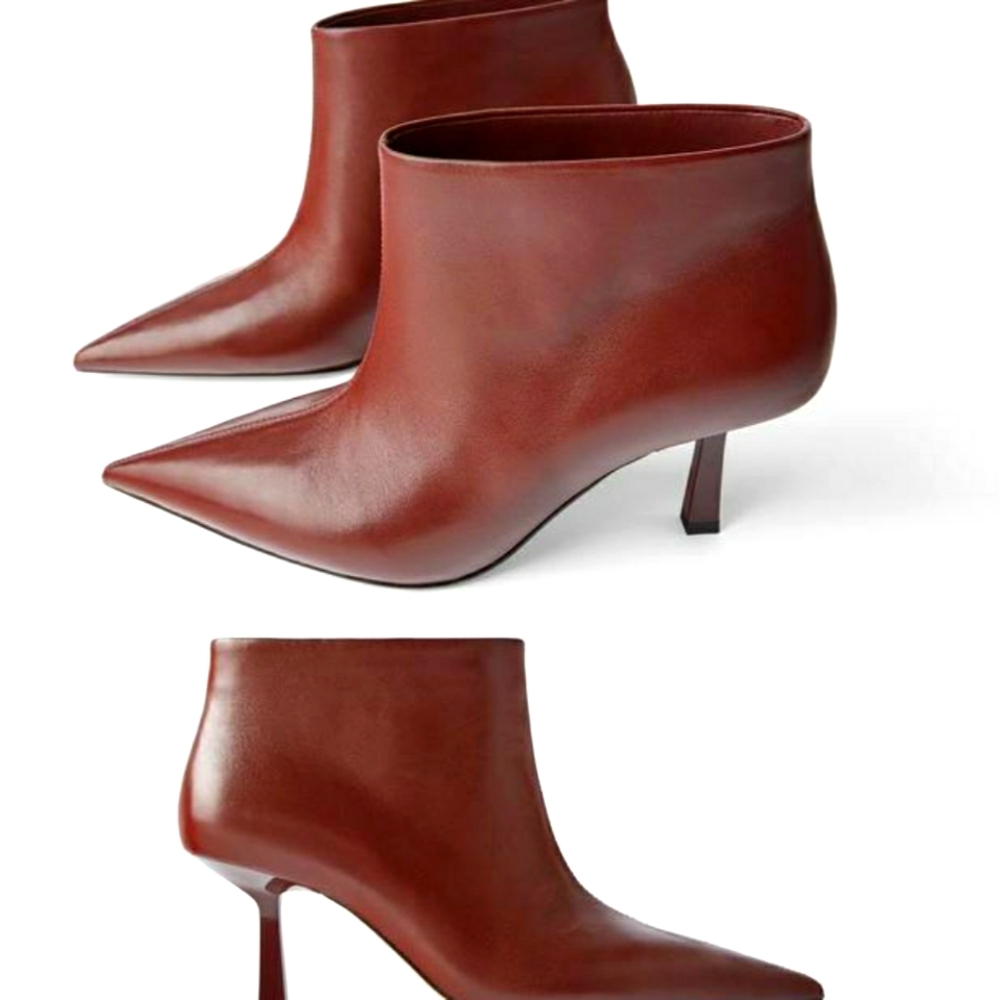 NWTs zara gaucho ankle boots size 41